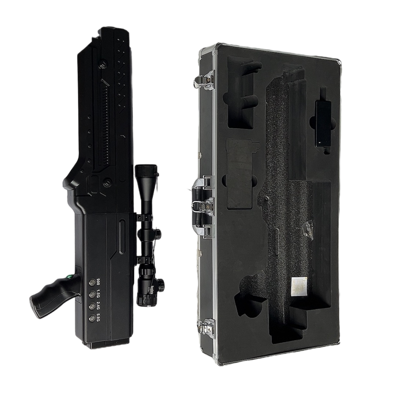  凤凰手持便携式枪型低空防御反制四通道A型