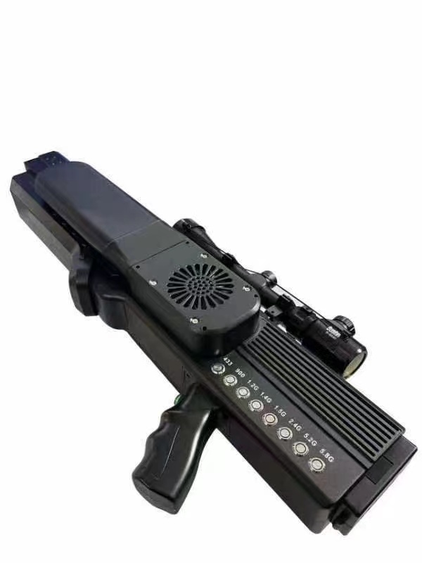  凤凰手持便携式枪型低空防御反制八通道